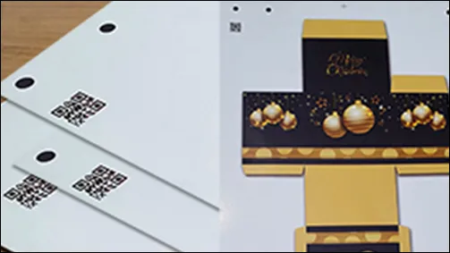 รูป ไดคัทระบบอ่าน QR CODE