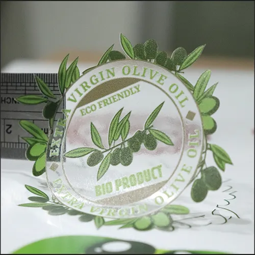 รูปการพิมพ์แบบ 2 ชั้น White + color printing หรือการพิมพ์ขาว + สี