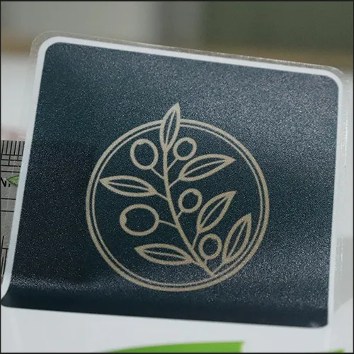 รูปการพิมพ์แบบ 2 ชั้น White + color printing หรือการพิมพ์ขาว + สี