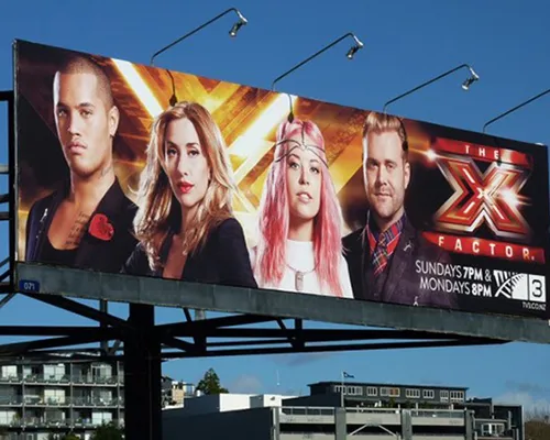 รูป ตัวอย่างงานพิมพ์ป้ายบิลบอร์ด