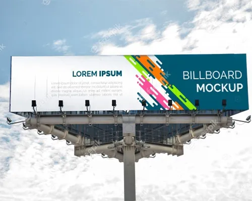 รูป ตัวอย่างงานพิมพ์ป้ายบิลบอร์ด