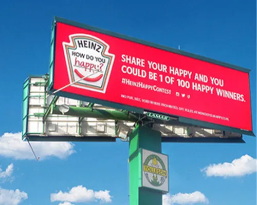 รูป ตัวอย่างงานพิมพ์ป้ายบิลบอร์ด