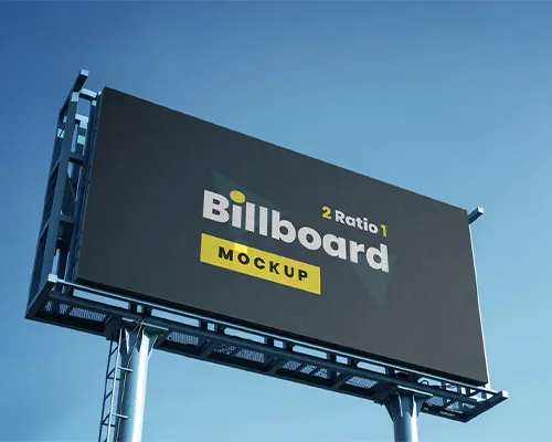 รูป ตัวอย่างงานพิมพ์ป้ายบิลบอร์ด