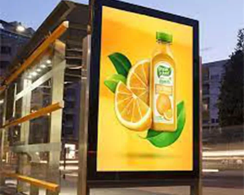 รูป ตัวอย่างงานพิมพ์ป้ายไวนิลโปร่งแสงตู้ไฟ