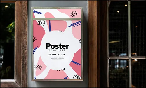 รูป ตัวอย่างงาน Outdoor poter /งานป้ายโปสเตอร์กลางแจ้ง