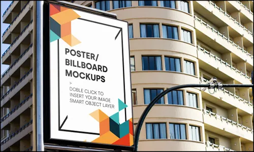 รูป ตัวอย่างงาน Outdoor poter /งานป้ายโปสเตอร์กลางแจ้ง