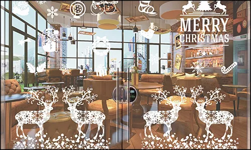 รูป ตัวอย่างงาน glass sticker /งานสติ๊กเกอร์กระจกติด