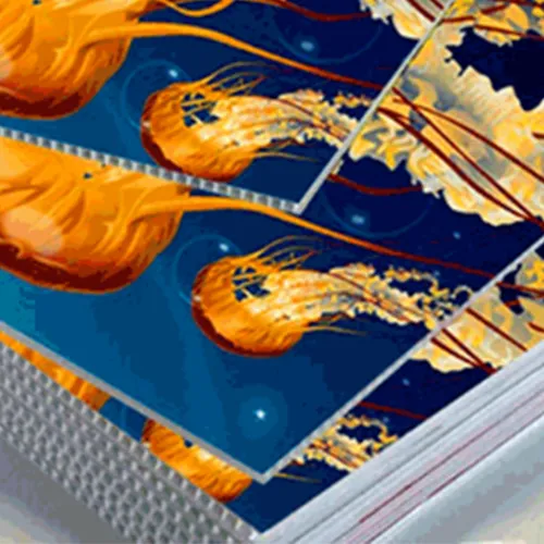 รูป ตัวอย่างงานพิมพ์พีพีบอร์ด (ฟิวเจอร์บอร์ด)