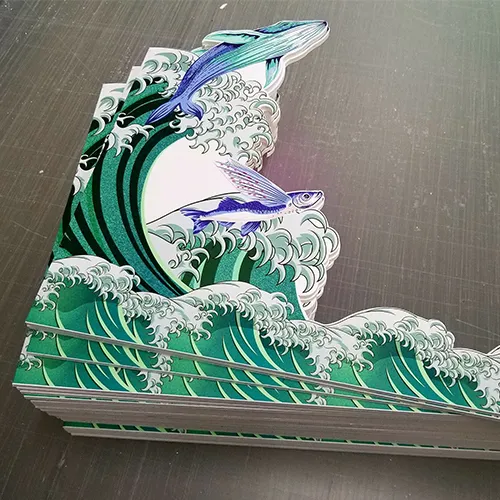 รูป ตัวอย่างงานพิมพ์พีพีบอร์ด (ฟิวเจอร์บอร์ด)