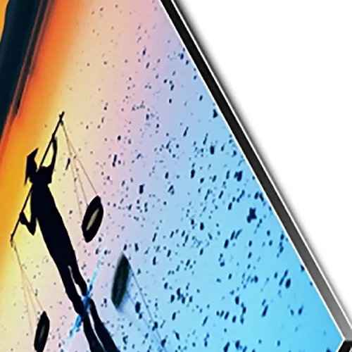 รูป สาธิตการพิมพ์ยูวีลงแผ่นคอมโพสิต