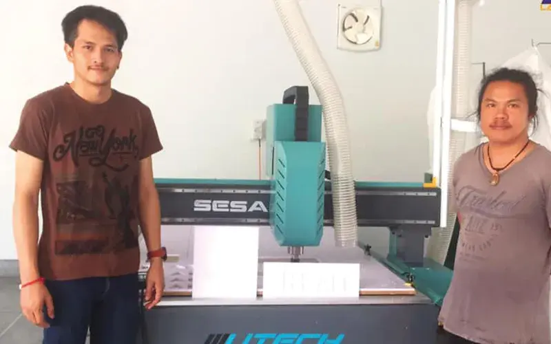 ติดตั้งเครื่องซีเอ็นซี เร้าเตอร์ UTECHCNC ROUTER